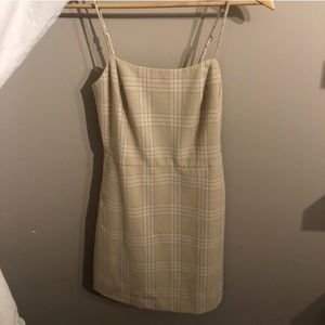 Aritzia plaid cute summer dress